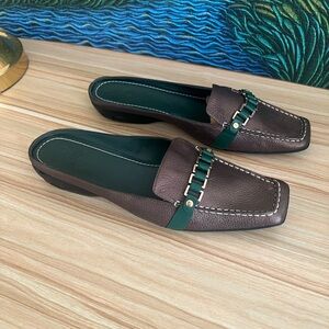 ✅Cole Hann leather comfortable, lightweight mule/ low heel shoes—/size: 7.5